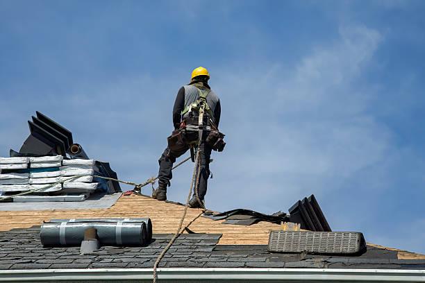 Professional Gutter Installation technician working in Gold Canyon, AZ